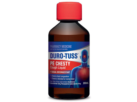 Duro-Tuss PE Chesty Cough Plus Nasal Decongestant 200ml