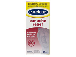 EAR CLEAR EAR ACHE DROPS 15ML