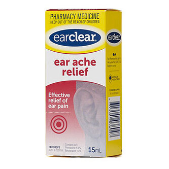 EAR CLEAR FOR EAR ACHE RELIEF 15ML