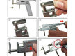 Ear Piercing Gun Pierce Metal Kit Tool+Marker pen+CASE