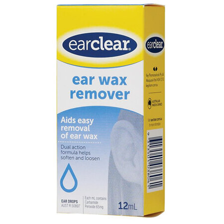 EarClear Ear Wax Remover Drops 12ml