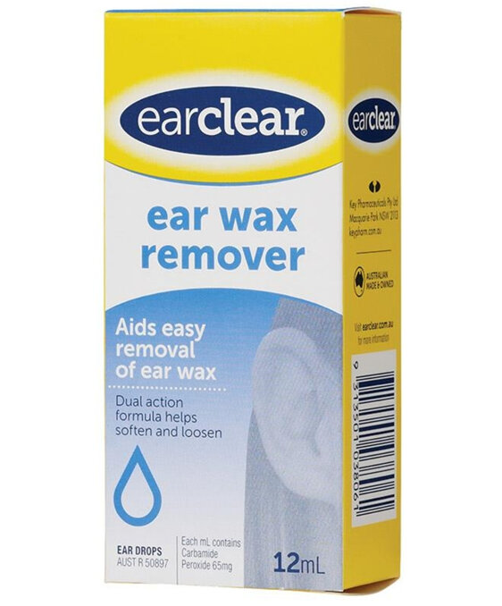EARCLEAR Wax Removal Drops 12ml