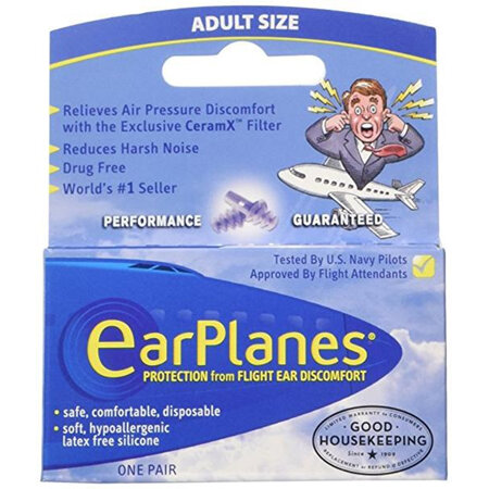 EARPLANES EAR PLUG (ADULT)