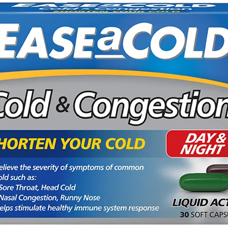 EASEaCOLD Cold & Congestion Day/Night 30 Capsules