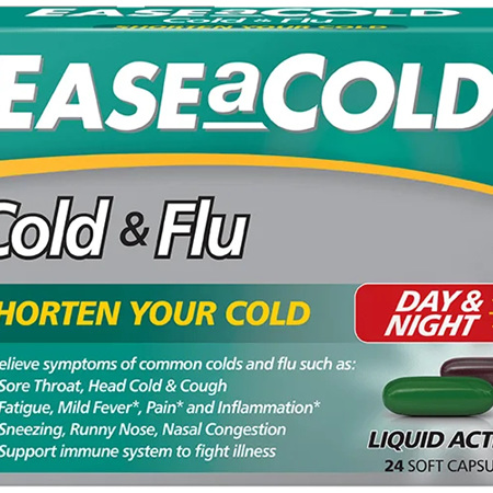 EASEaCOLD Cold & Flu Day/Night 24 Capsules