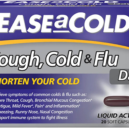 EASEaCOLD Cough, Cold & Flu DAY ONLY 20 Capsules