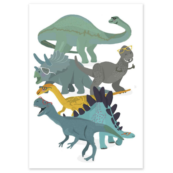 East End Prints - Dinosaurs - Card