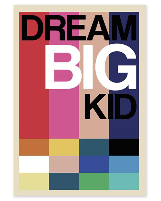 East End Prints Dream Big Kid Card