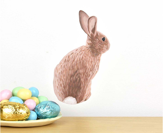 Easter bunny wall decal