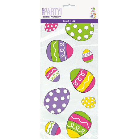 Easter cellophane bags 20 pack