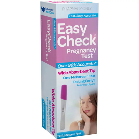 EASYCHECK Pregnancy Test 1Pk Blue