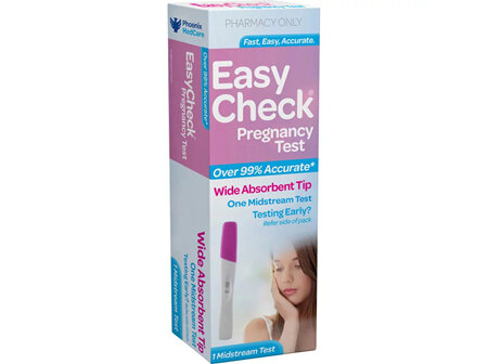 EASYCHECK Pregnancy Test 1pk Blue