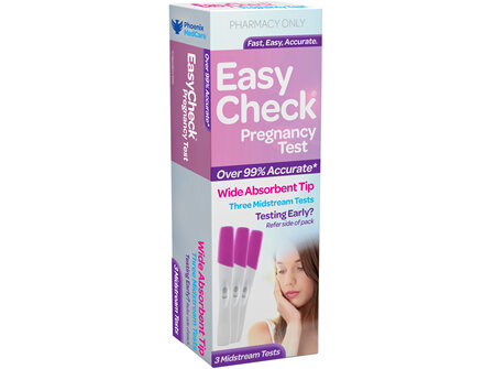 EasyCheck Pregnancy Test 3 Pack