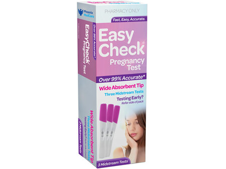 EasyCheck Pregnancy Test 3 Pack