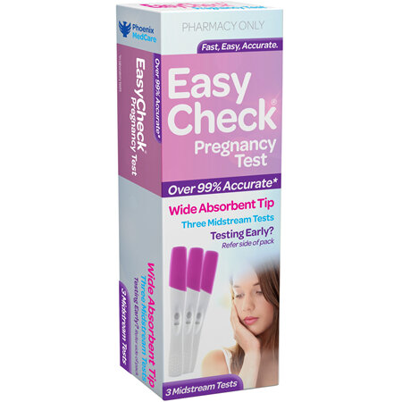 EasyCheck Pregnancy Test 3 Pack