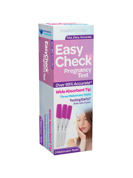 EasyCheck Pregnancy Test 3 Pack