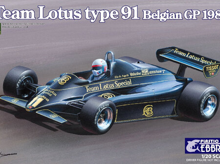 Ebbro 1/20 Team Lotus Type 91 Belgian GP 1982 (EBB20019)