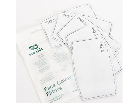 ECO CHIC F/Cover Reusbl Filters 5pk