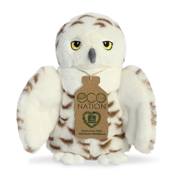 Eco Nation Snowy Owl 20cm