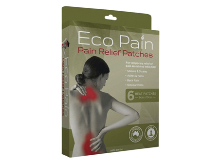Eco Pain Eze Patches 6pk