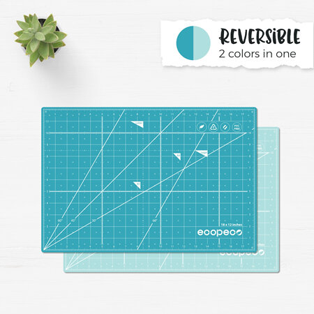 ecopeco® Blue Self-Healing, Reversible Eco Cutting Mat