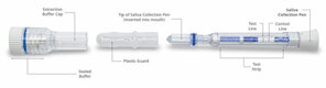 Ecotest COVID-19 Rapid Antigen Saliva Test Pen Device Contents