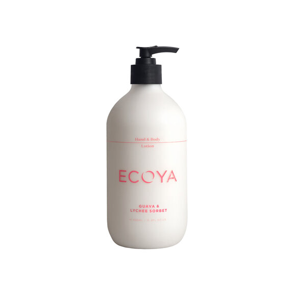 Ecoya Hand & Body Lotion - Guava & Lychee 450ml