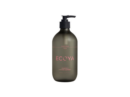 Ecoya Hand & Body Wash - Guava & Lychee 450ml