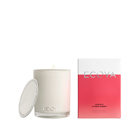 Ecoya Madison Candle - Guava & Lychee 400G