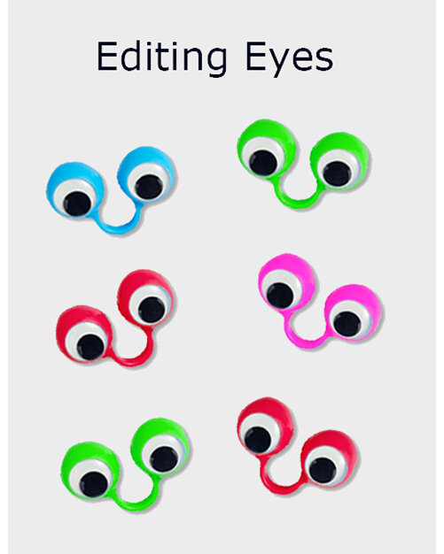 Editing Eyes -keep your students focused -  available from Edify