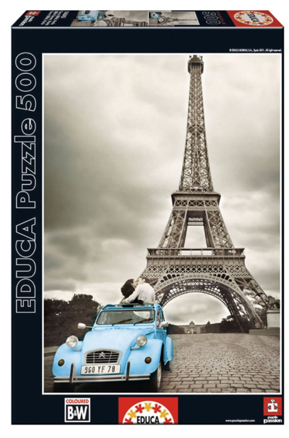 educa 500 piece jigsaw puzzle Eifell Tower Paris buy at www.puzzlesnz.co.nz