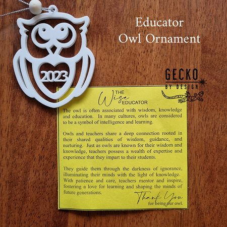 Educator Owl Ornament