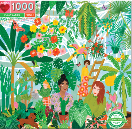 eeBoo 1000 Piece Jigsaw Puzzle: Plant Ladies