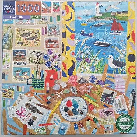 eeBoo 1000 Piece Jigsaw Puzzle Seabirds