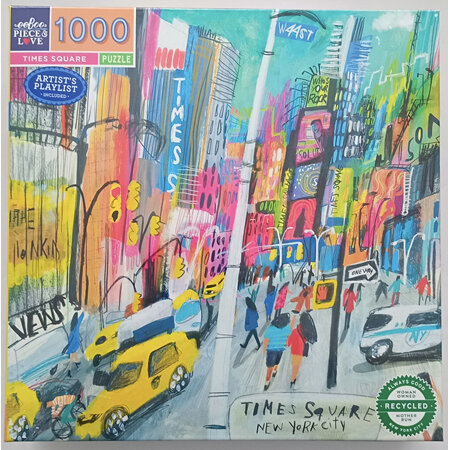 eeBoo 1000 Piece Jigsaw Puzzle Times Square