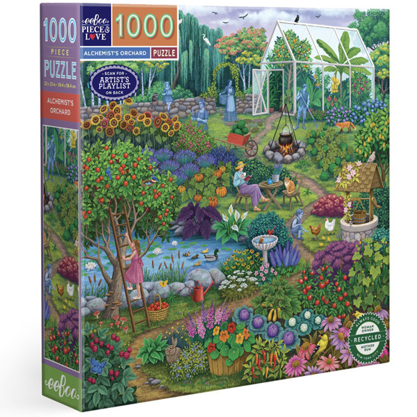 EeBoo Alchemist's Orchard 1000 Piece Puzzle 2024 New!