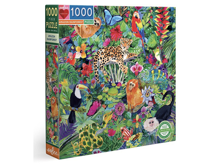 EeBoo Amazon Rainforest 1000 Piece Puzzle