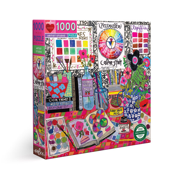 EeBoo Artist Studio 1000 Piece puzzle