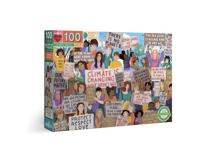 EeBoo Climate March! 100 Piece Puzzle jigsaw kids environment eco