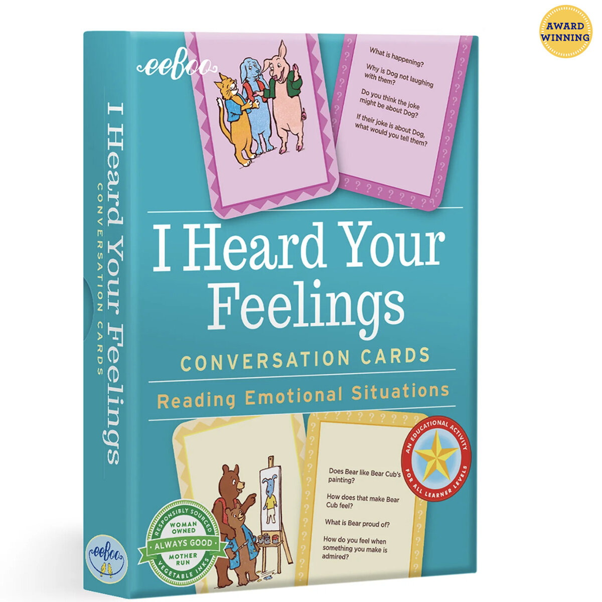 EeBoo Conversation Cards I Heard Your Feelings
