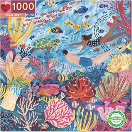 Eeboo Coral Reef 1000 Piece Puzzle