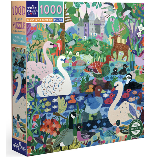 EeBoo Ducks in the Clearing 1000 Piece Puzzle *NEW!*