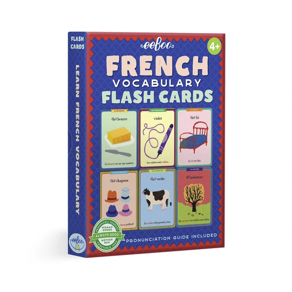 EeBoo French Vocabulary Flashcards