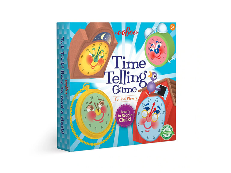Eeboo Game Time Telling children preschool clock