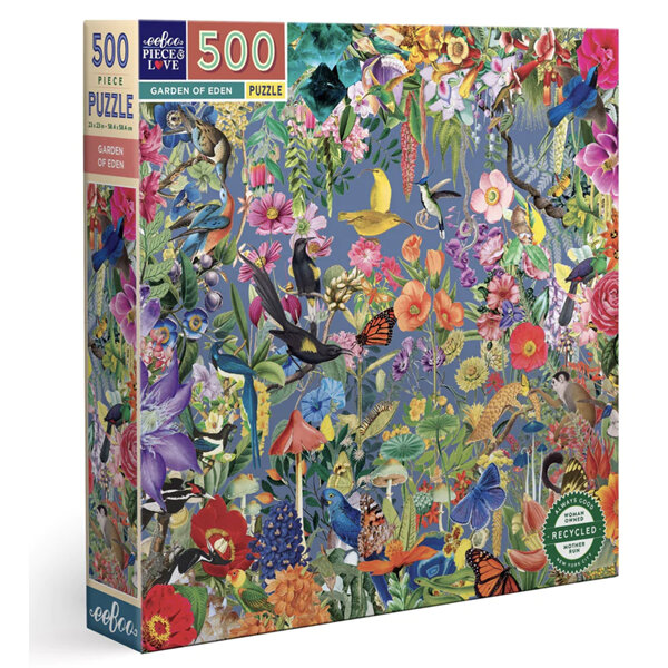 EeBoo Garden of Eden 500 Piece Puzzle