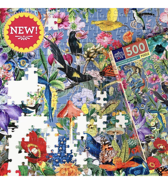 EeBoo Garden of Eden 500 Piece Puzzle