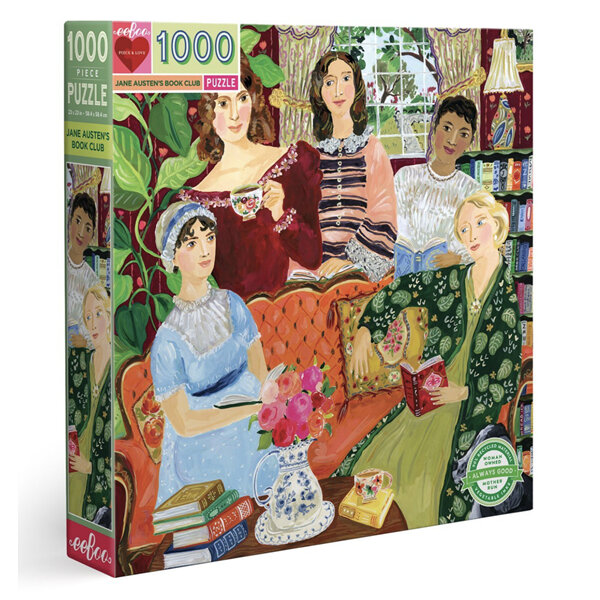 EeBoo Jane Austens Book Club 1000 Piece Puzzle