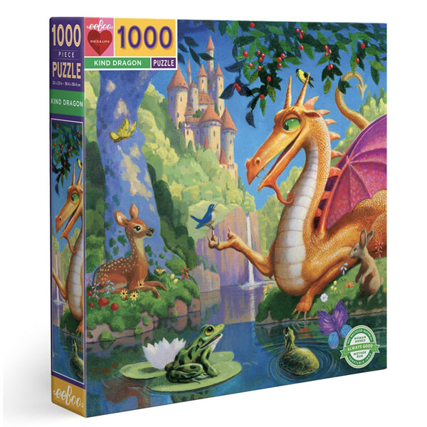 EeBoo Kind Dragon 1000 Piece Puzzle