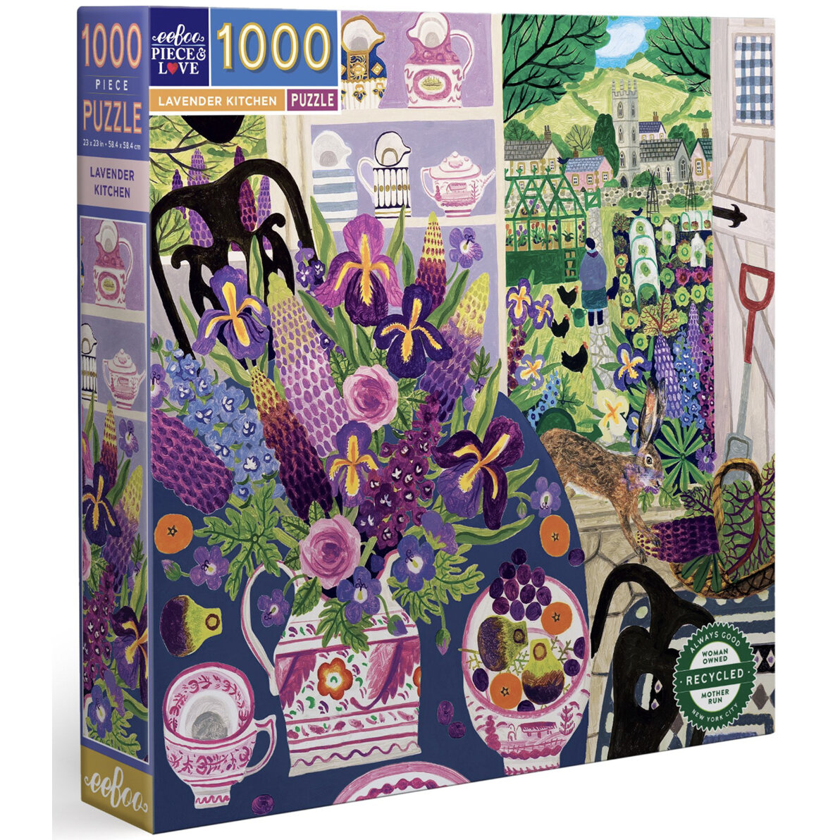 EeBoo Lavender Kitchen 1000 Piece Puzzle *NEW!*