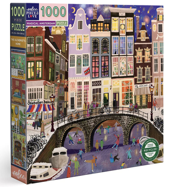 EeBoo Magical Amsterdam 1000 Piece Puzzle